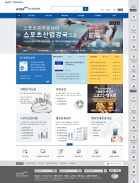 한국스포츠정책과학원 홈페이지 인증 화면