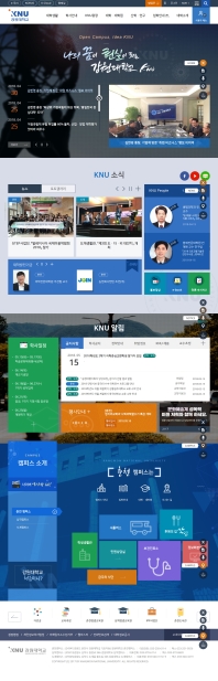 강원대학교 대표 홈페이지 인증 화면