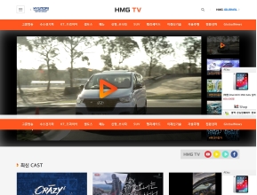 현대자동차그룹 HMG TV 인증 화면