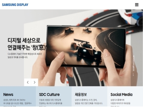 삼성디스플레이 인증 화면